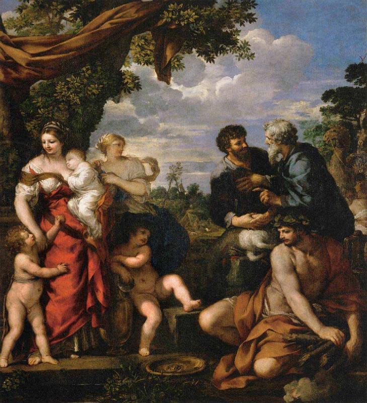 Pietro da Cortona The Alliance of Jacob and Laban oil painting picture